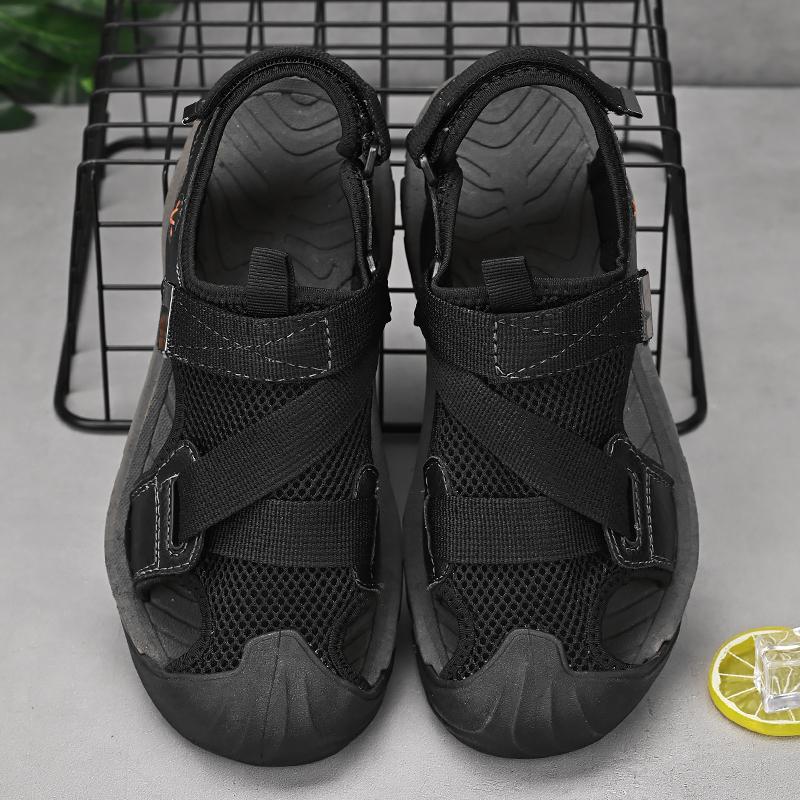 Fashion Summer Men Sandals Mens Casual Shoes Breathable Outdoor Sandals for Men Beach Shoes Slippers Fashion Roman Shoes Size 46