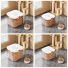 Sealed Dog Food Storage Container Transparent Pet Food Storage Barrel  Pet Supplies