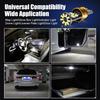 2Pcs W5W T10 LED Canbus Light Bulbs 27SMD Car Interior Reading Parking Lamp Auto Led Trunk Side Door Lamp 6000K White No Error