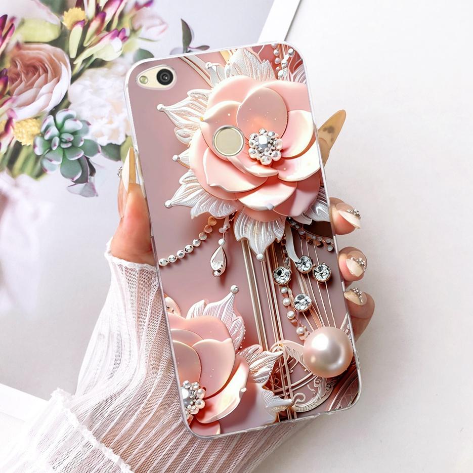 For Huawei P8 Lite 2017 Case Honor 8 Lite Cute Lion Fashion Painted Cover Soft Silicone Phone Case For Huawei P9 Lite 2017 Shell