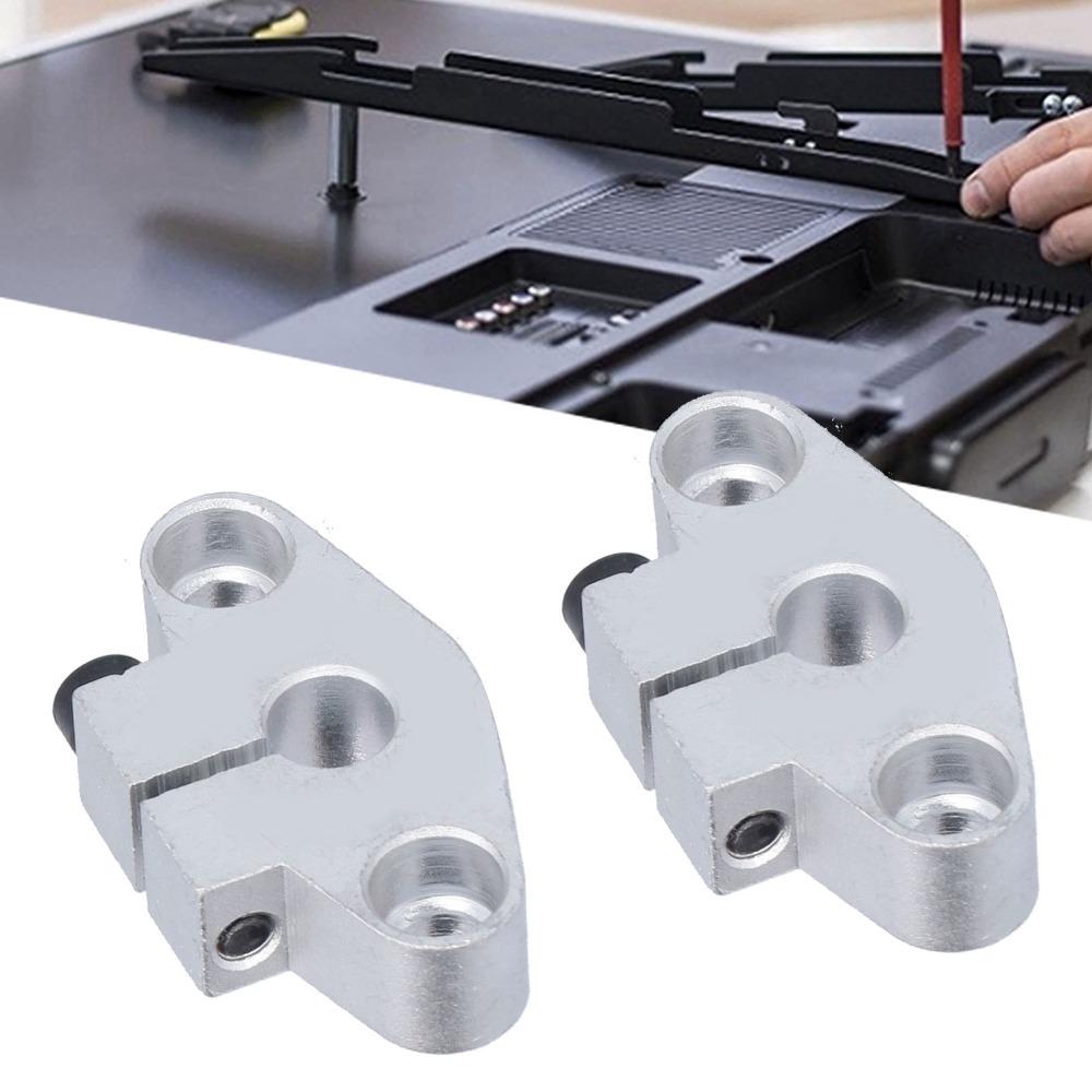 2pcs Rod Clamping Support Linear Shaft Support Horizontal Mount Flange Mount Bracket For 3D Printer