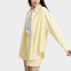 FILA Solid Color Woven Embroidered Business Long Sleeve Shirt Women shirts Duckling-Yellow F11W327404F-YE