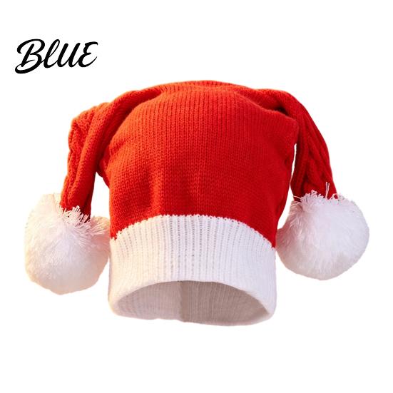 Breathable Warm Winter Hat Women Christmas Elf Hat, Cozy Knit with Pom Casual Accessories for Pom, Stretchy Skull Cap Outdoor Cold Weather Soft