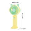 AM3 Battery Operated Handheld Fan Indoor Outdoor Use Ergonomic Handle Lightweight For Kids Adults Outdoor Travel