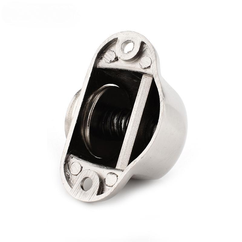 1PC Odlévání dveřních zarážek Magnetický držák namontovaný na podlaze Magnetické zarážky ze zinkové slitiny se šrouby