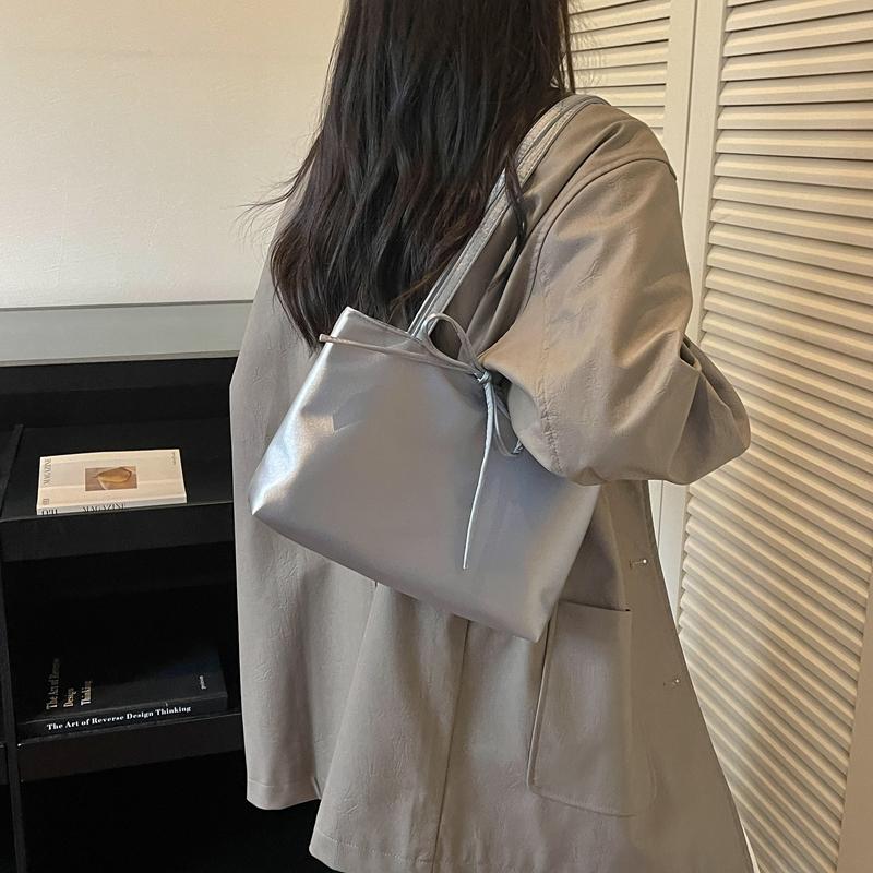 Women's Bow Shoulder Bag Commuter Tote Bag