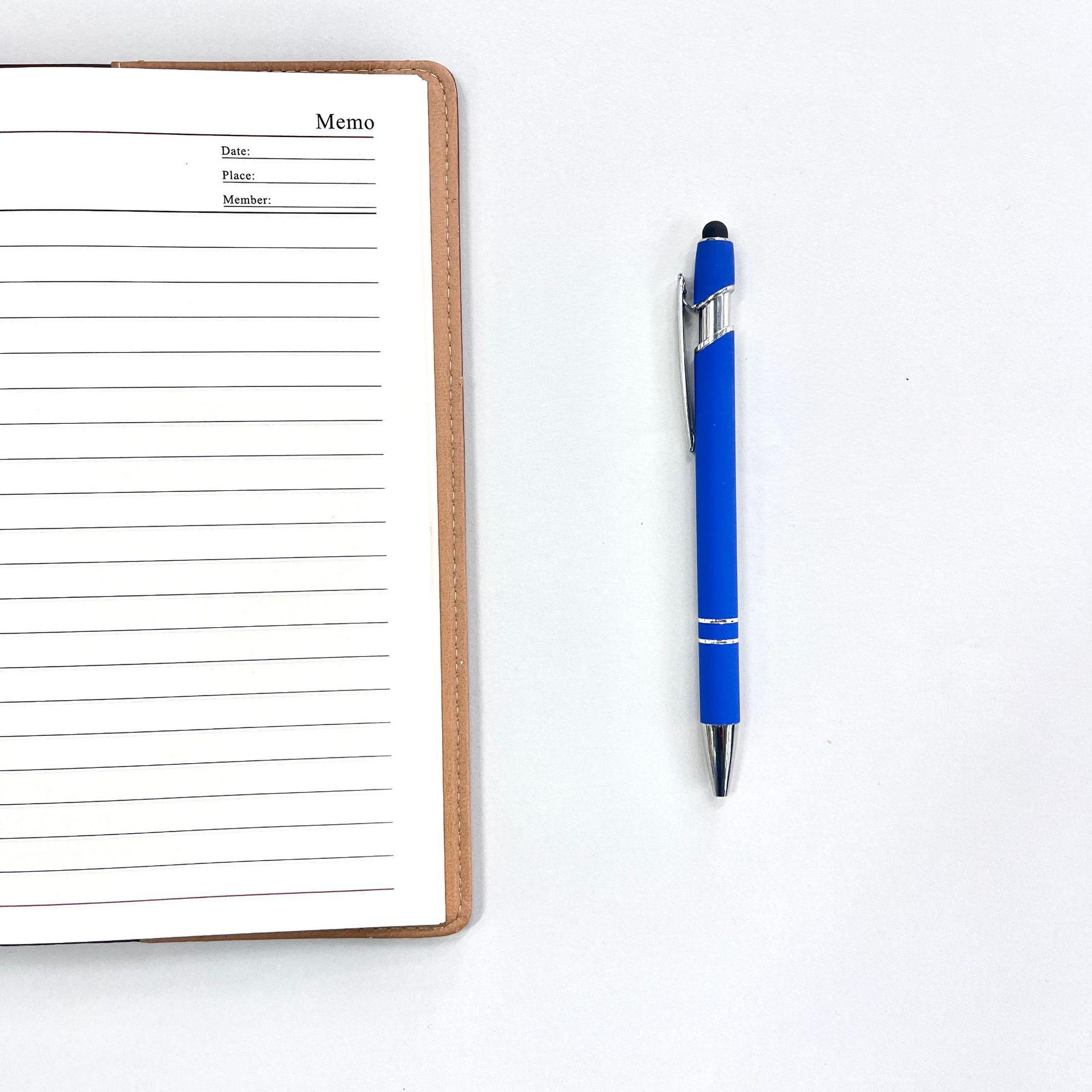 

Алюминиевая шариковая ручка с распыляемой краской, емкостным сенсорным экраном и нанесением логотипа Bullet Type 1.0 синий