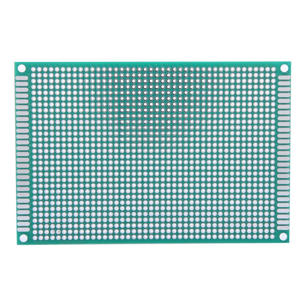 10pcs 8x12cm Double Sided Prototype Tinned PCB Breadboard, High Quality for Electrical Experiments, Electronics Factory, Anti Aging, with Pitc