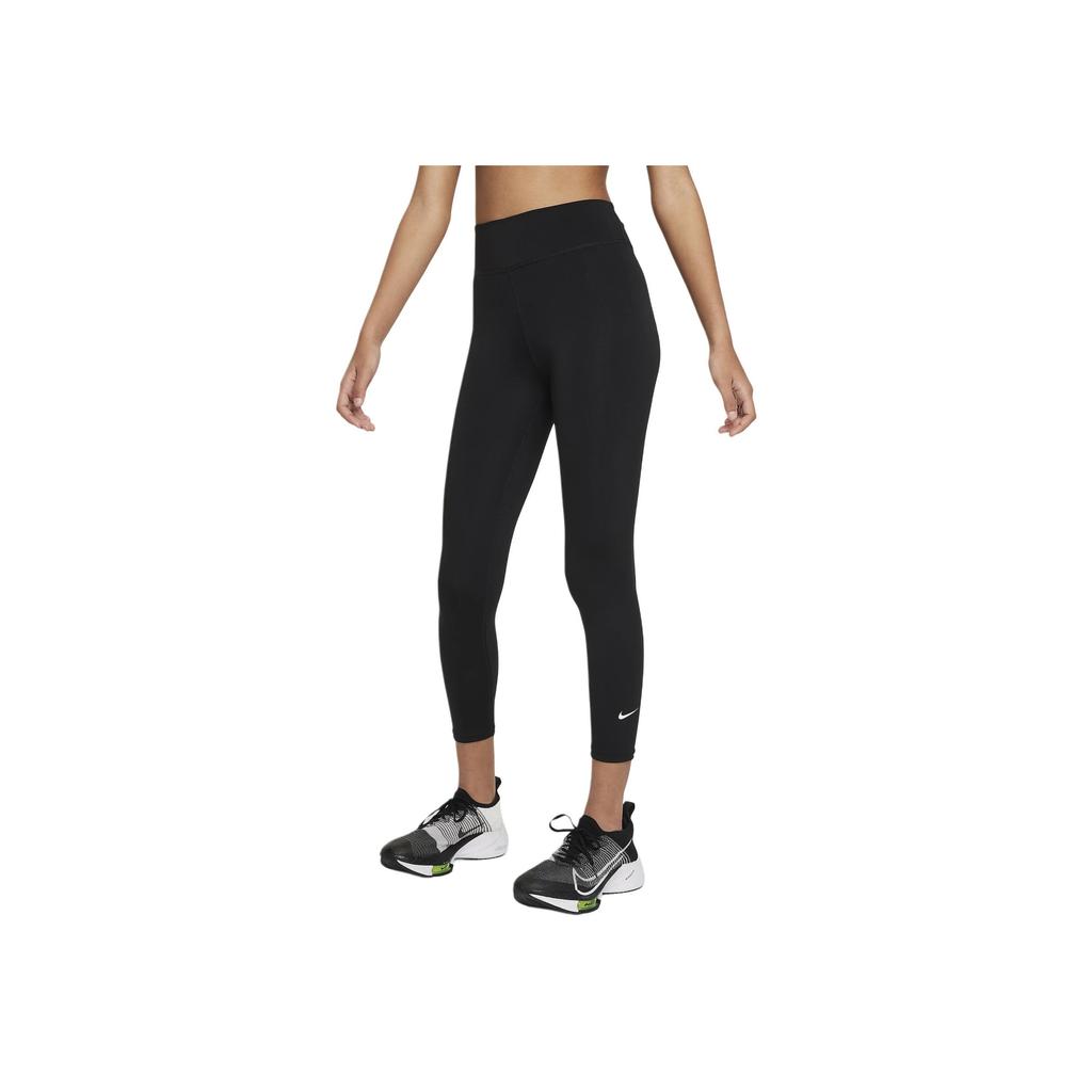 Nike Legginsy z nadrukiem logo Dziecięce Spodnie Czarne DQ8836-010
