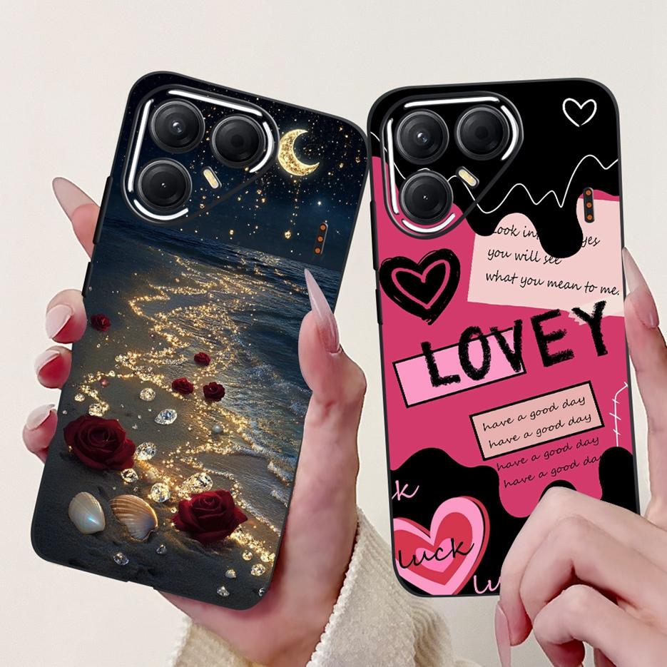 For Tecno Pova 7 Pro 5G Case LJ8 Luxury Fashion Painted Cover Soft Silicone Phone Case For Tecno Pova 7 Ultra Pova7 5G LJ7 Shell