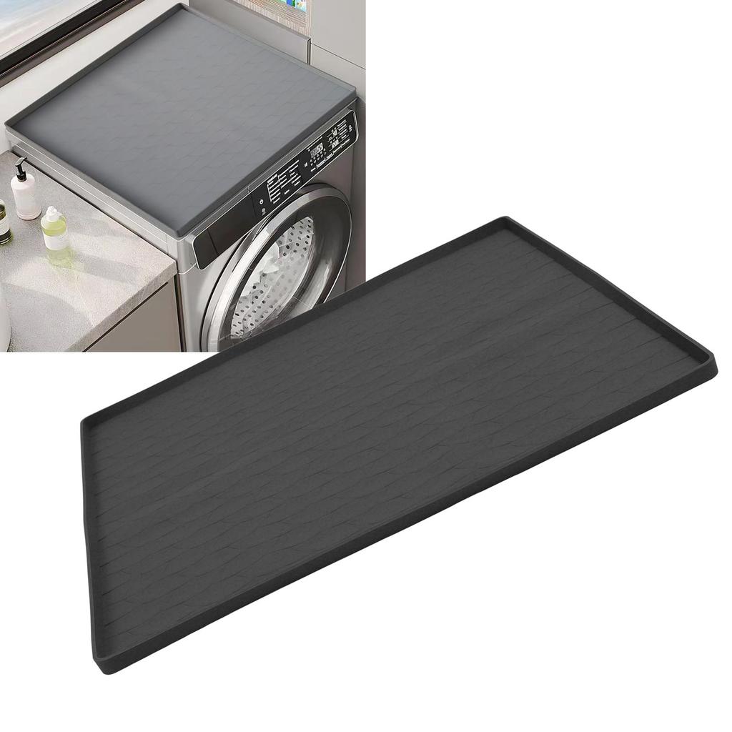 23.62 X 23.62in Washer and Dryer Top Cover Dust Proof Water Proof Counter Top Silicone Dust Pad for Laundry Room