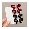 Women bow fabric hair clips suitable for daily use as hair accessories