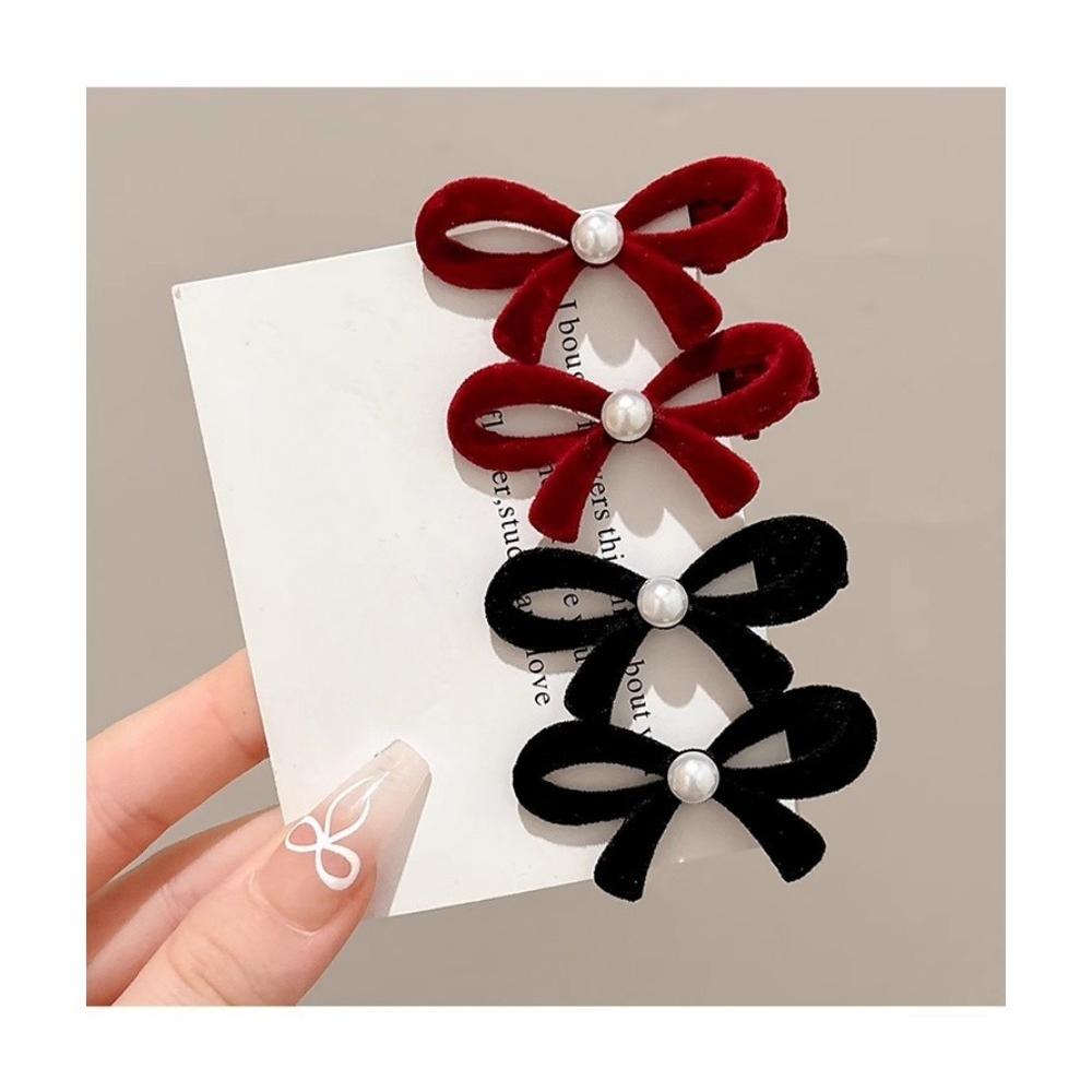 Women bow fabric hair clips suitable for daily use as hair accessories
