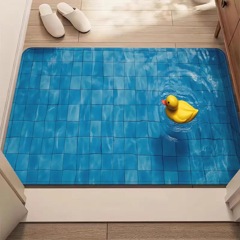 American Style Dirt & Wear-Resistant Entrance Floor Mat - Easy-Clean Doormat Foot Pad