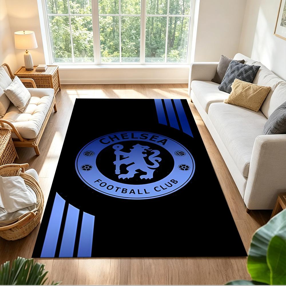 Chelsea Football Club Pride Washable Door Mat Soft Plush Stain-resistant Surface Doormat Elegant Luxury Rug Wedding Party Gift