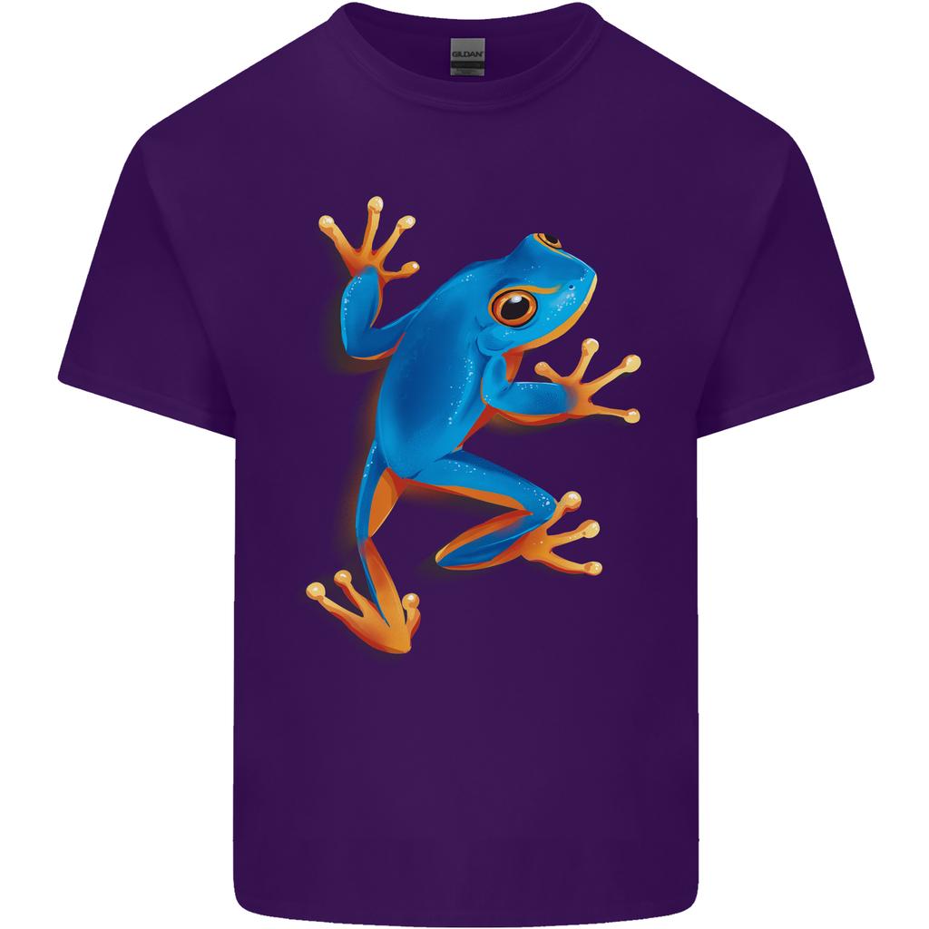 A Cool Frog Climbing Up Unisexs Light Cotton Tshirt