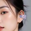 Chic 2Pcs Earrings with Shining Rotating Flower Blossoms for Sophisticated Look