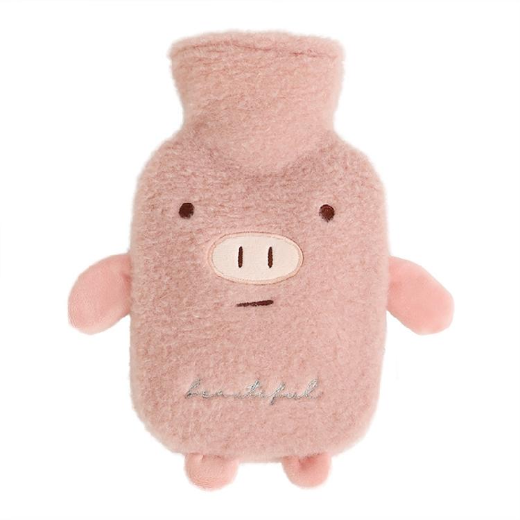 

1000ML Hand Warmers Heat Pack Hot Water Bottles Cute Animal Reusable Hot Water Bag Handwarmer for Pains Relief Women