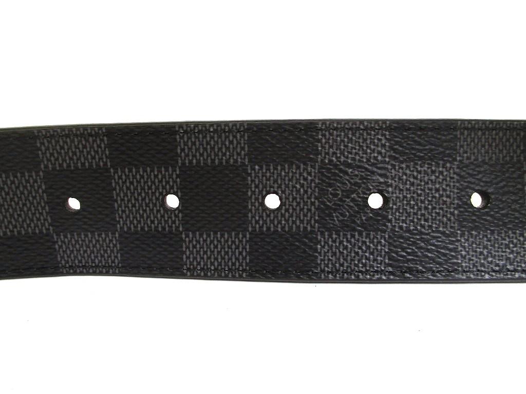Authentic LOUIS VUITTON Damier Graphite Infini Inventure Buckle Belt Size M #a877  Refurbished