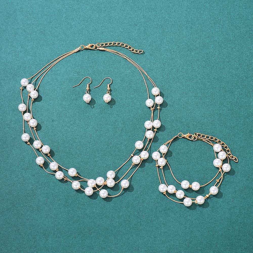 4pcs Rhinestone Zircon Set Including Necklace, Earrings, Ring, Vintage Elegant Necklace Adorned With Faux Zircons In Petals Spri