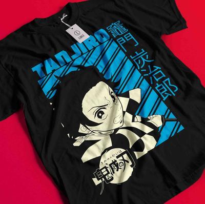 Demon Slayer Shirt Tanjiro Tshirt Nezuko T-Shirt Muzan Doma Tee Inosuke Zenitsu BB809