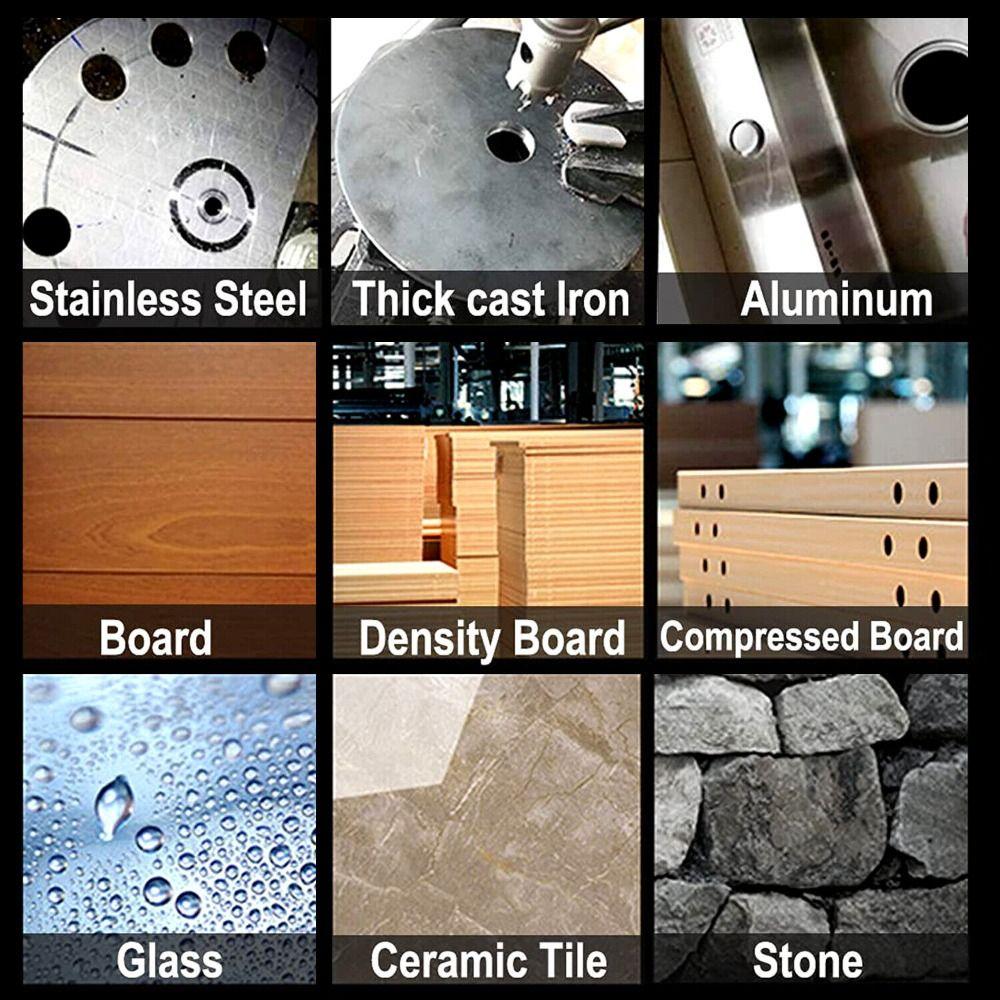 5Pcs/Set New 16-30mm HSS Drill Bit High Speed Steel Quickly Diamond Core Bit Durable Hole Serration Kit For Metal Wood Alloy