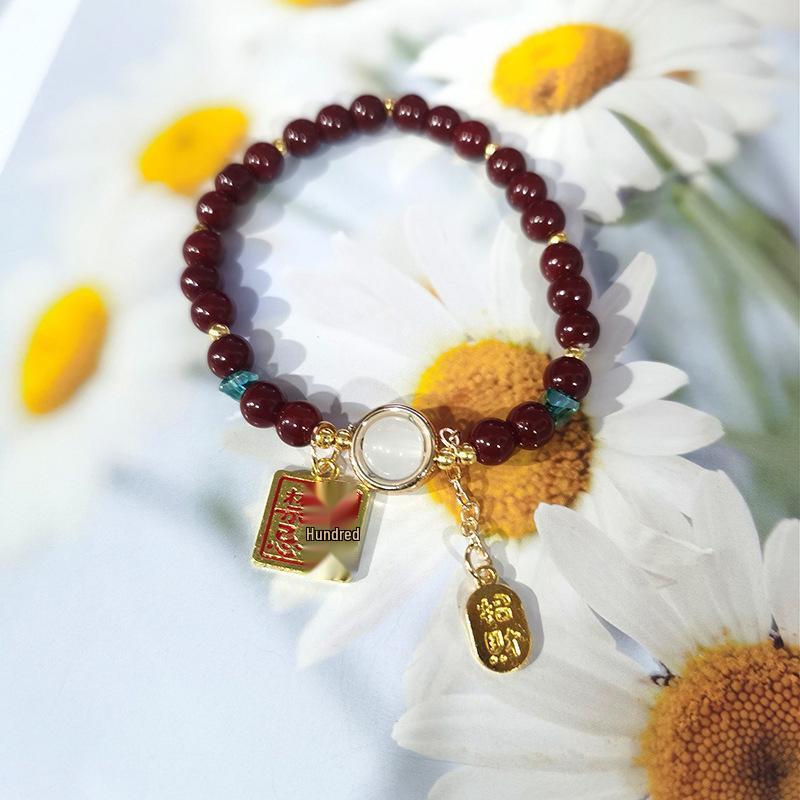 Bracelet Floral Papillon Style Chinois - Design Féerique Élégant, Cadeau d'Anniversaire Parfait pour Petite Amie