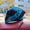 Imitation Street Car Helmet Men's Motorcycle 3C Electric Vehicle Full Helmet Autumn and Winter Knight Double Mirror Riding