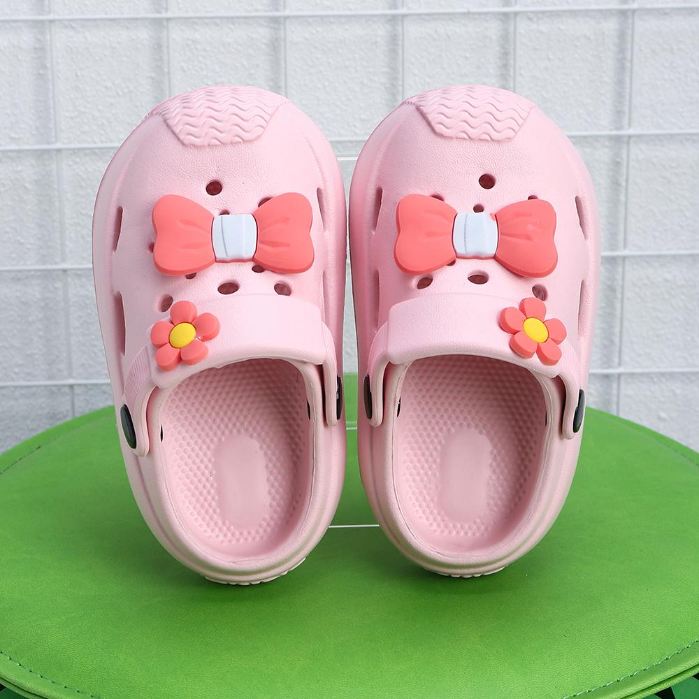 New Children's Garden Shoes Boys Girls BaoTou Non-collision Summer Soft Bottom Wear Slippers Outdoor Beach Sandals