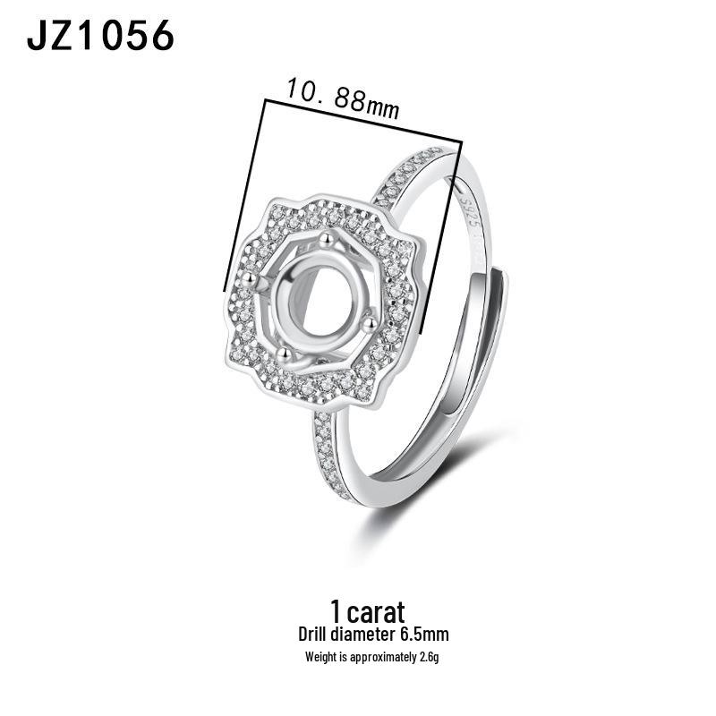Tingxiang Versatile DIY S925 Sterling Silver Openable Ring Blanks - Multiple Styles