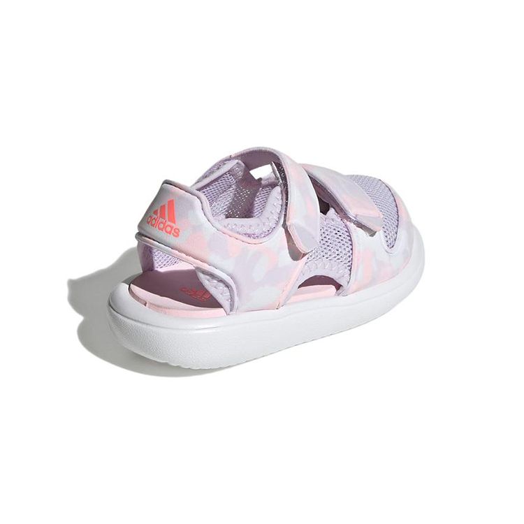 Adidas Water Sandal Comfortable Versatile Breathable Low-Top Walking Shoes Baby Shoes Pink GZ1312