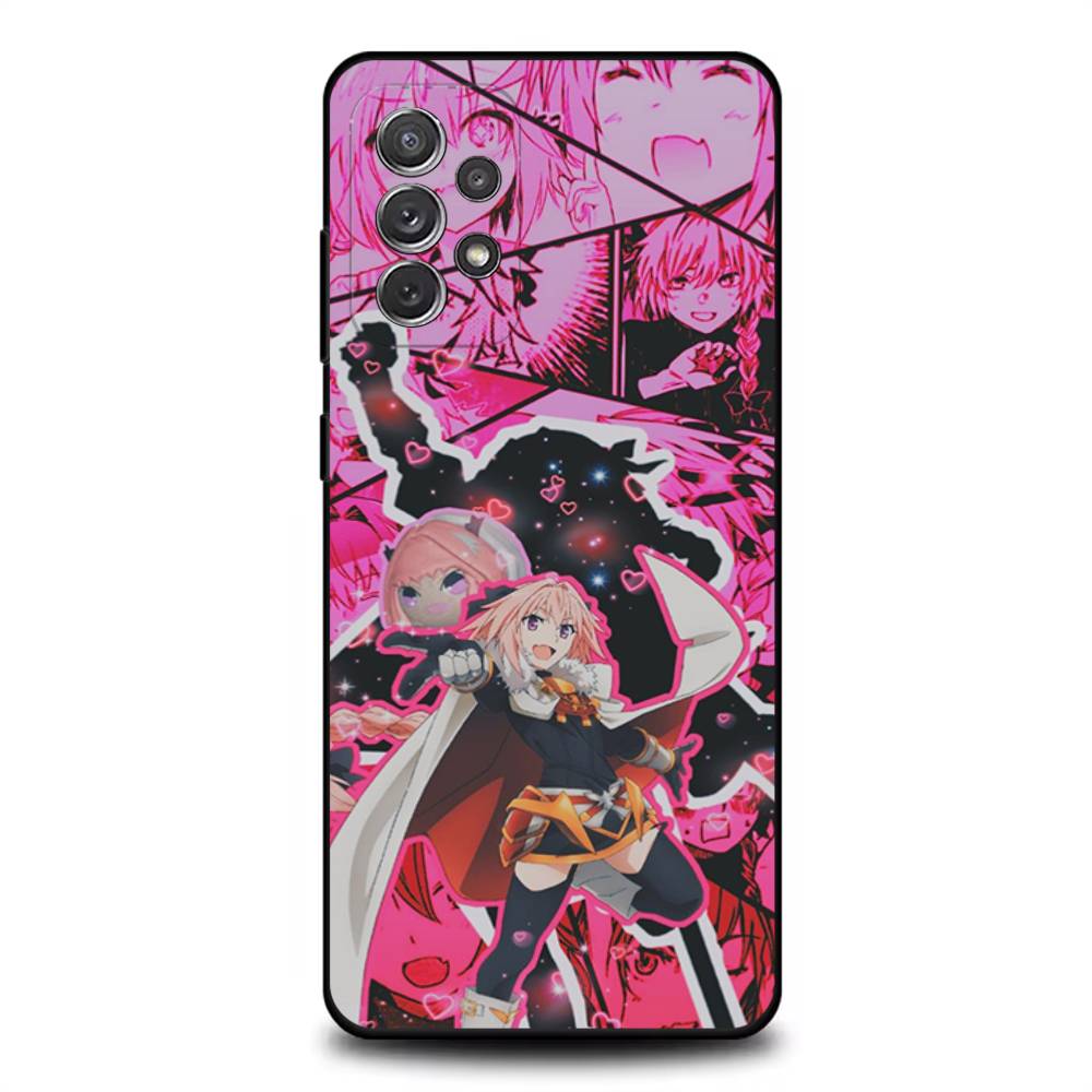 F-Fate Apocrypha Astolfo Phone Case For Samsung S 25,24,23,22,30,21,10,9,Ultra,Plus,Lite,FE,4,5G Black Soft Case