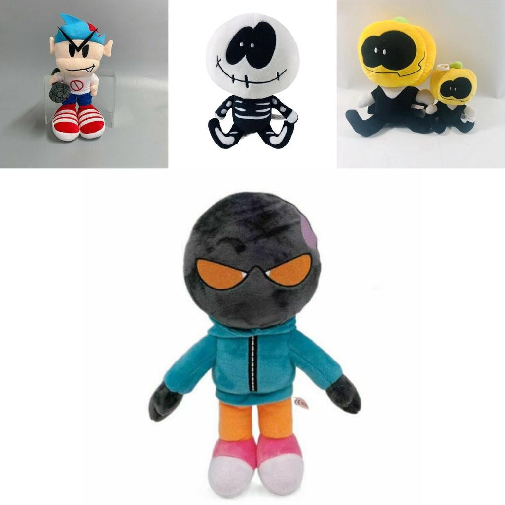 Friday Night Funkin Plush Toy Adorably Soft Fnf Whitty And Boyfriend Lemon Demon Doll For Kids