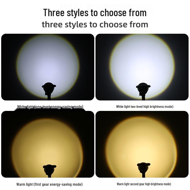 Solar Powered Sunset Projection Landscape Light