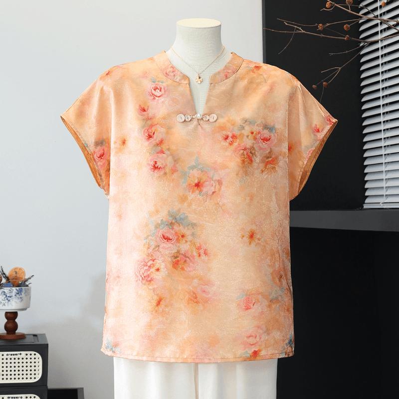 Женский короткий топ Yuzhaolin в новом китайском стиле 5XL
