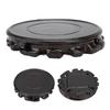 Round Wooden Base Multifunctional Retro Carving Elegant Wooden Display Stand for Home Decoration Gift