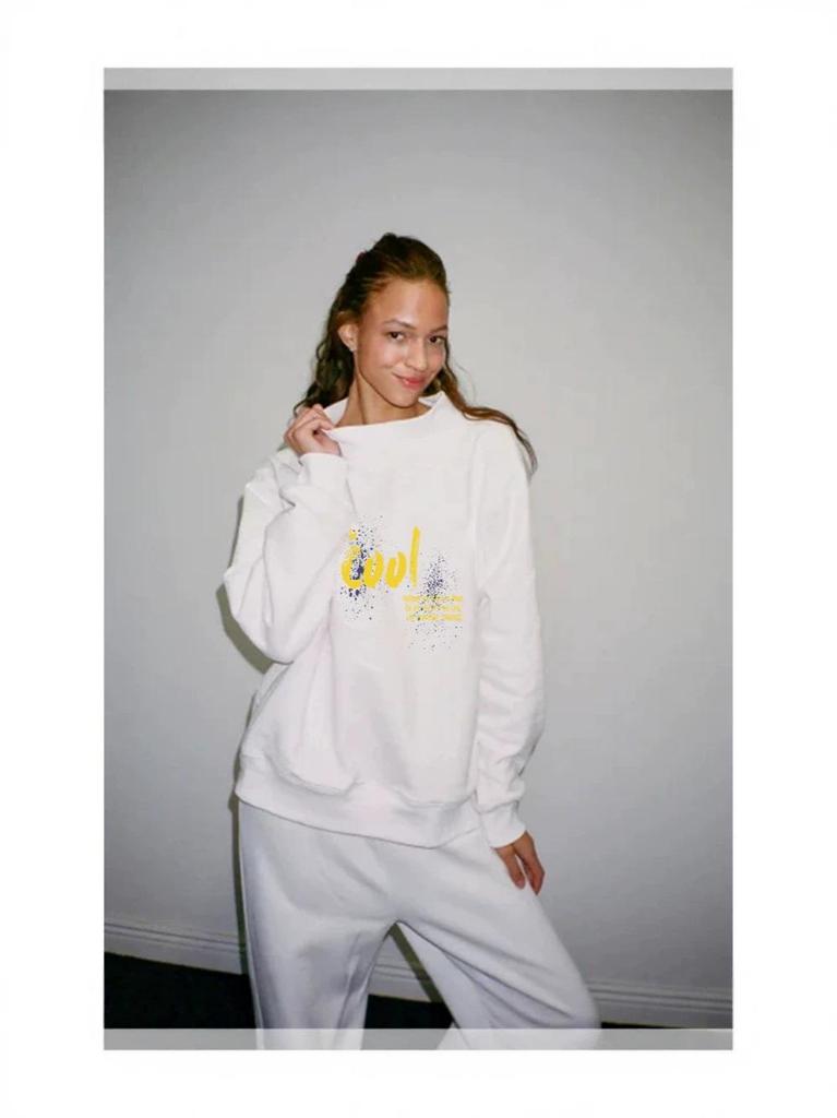 European Heavyweight Women's High Neck Loose Hoodie - Autumn Collection