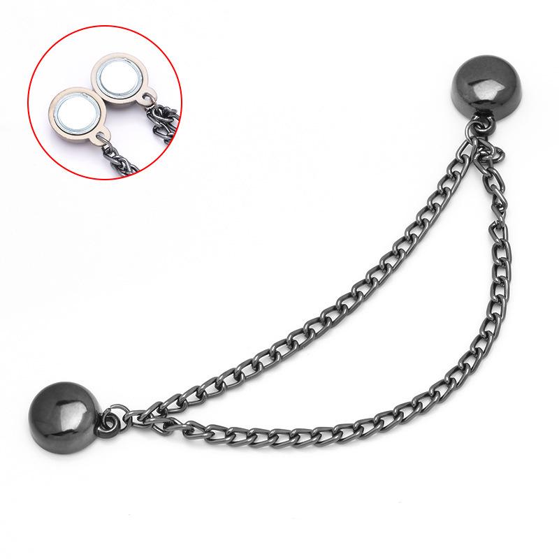 Strong Magnetic Hem Buckle: Convert Pants or Cuffs from Long To Short Easily Without Stitching or Nails