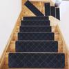 Non-Slip Self-Adhesive Stair Mats - Striped & Reusable TPR Glue-Free Floor Mats