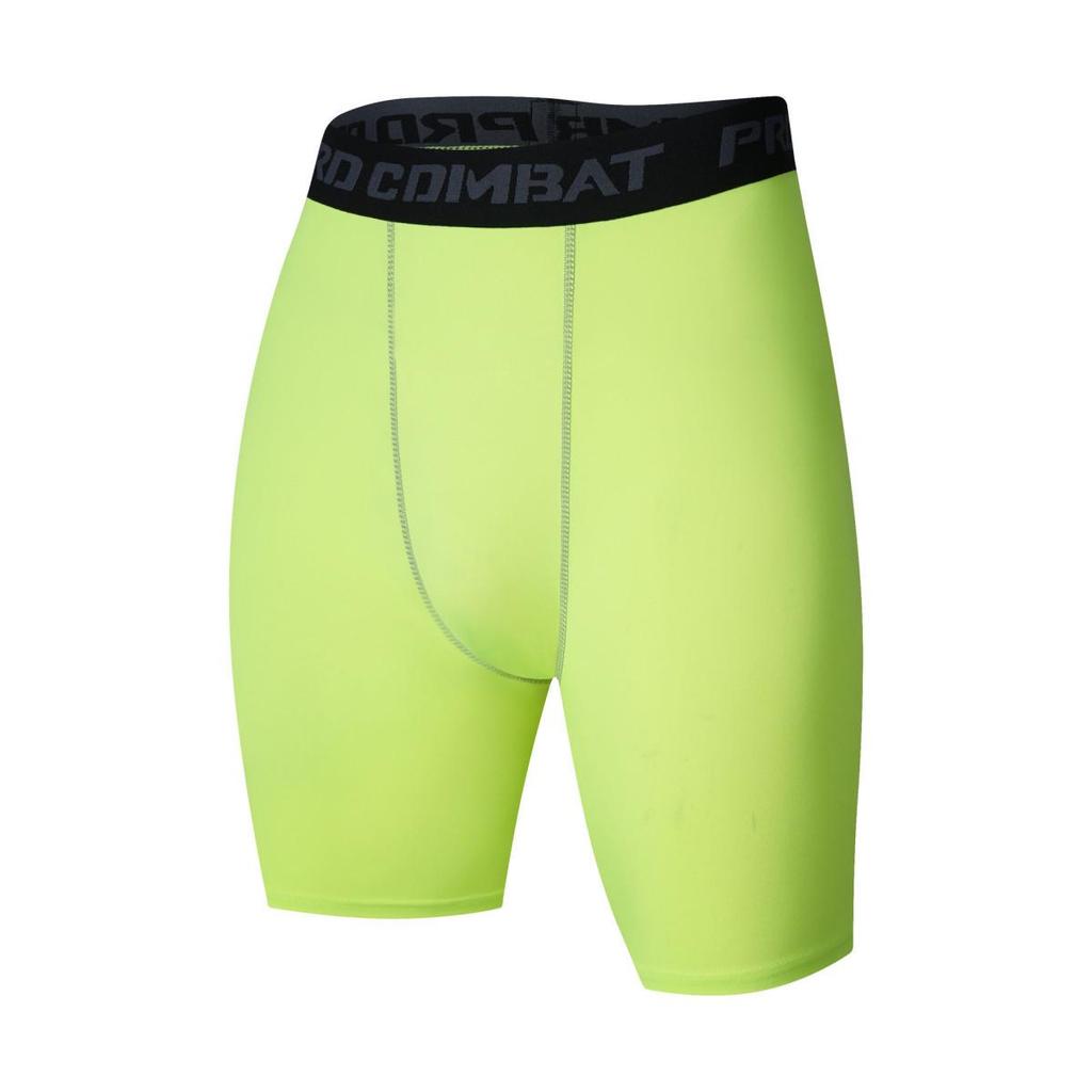 Men's High Elastic Quick-Dry Compression Training Shorts - Basketball Base Layer, Five-Point Length.