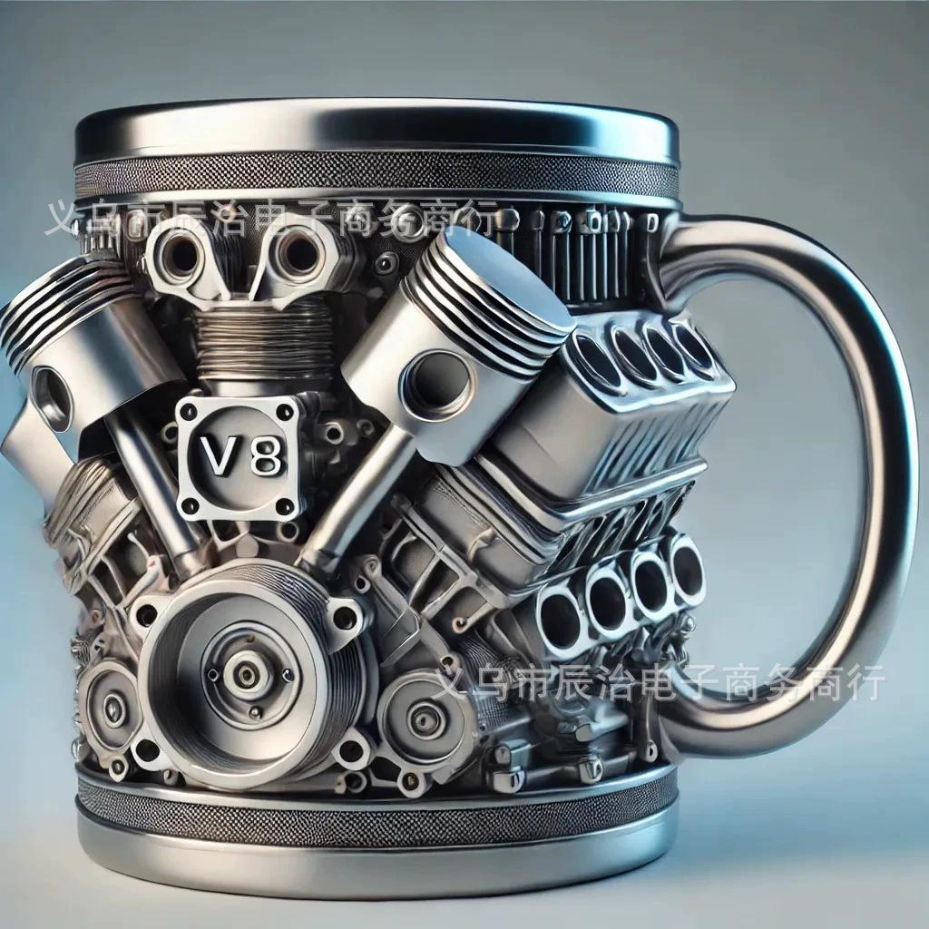 

New Engines Stainless Steel Cup Mechanical Engine Engine Mug Ornament