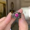 Gothic Heart Crown Open Ring for Women - Stylish and Cool Index Finger Fashion Accessory