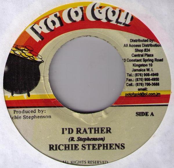 

7inch Record RICHIE STEPHENS AISHA DAVIS On My Own NONE Jamaica Reggae Ska Dub Used
