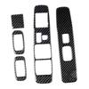 4Pcs Carbon Fiber Window Lift Switch Panel Cover Trim For Tacoma 2001-04