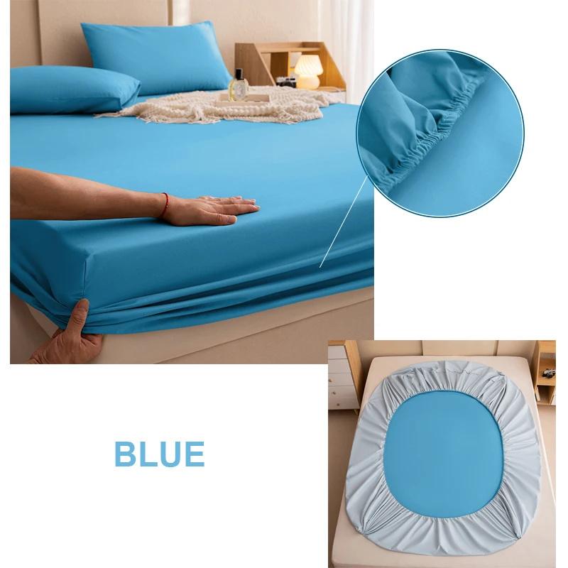 Wasserdichtes Bett-Spannbetttuch, Bettwäsche-Set, Matratzenbezug, wasserdichter Bettschutzbezug, weiche, atmungsaktive Bettdecke, Sofabezug (Kein Kissenbezug)