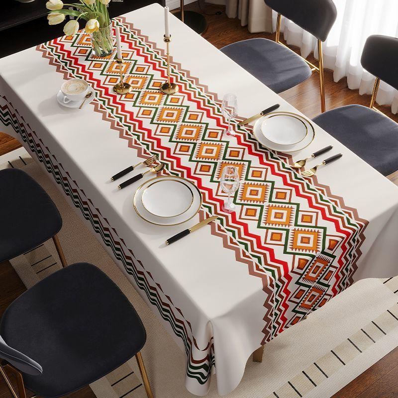

Waterproof, oil-proof, washable, heat-resistant rectangular bohemian tablecloth 90x90cm