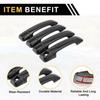 4pcs Exterior Door Handle Cover for Toyota Tundra 2007- Carbon Fiber Pattern