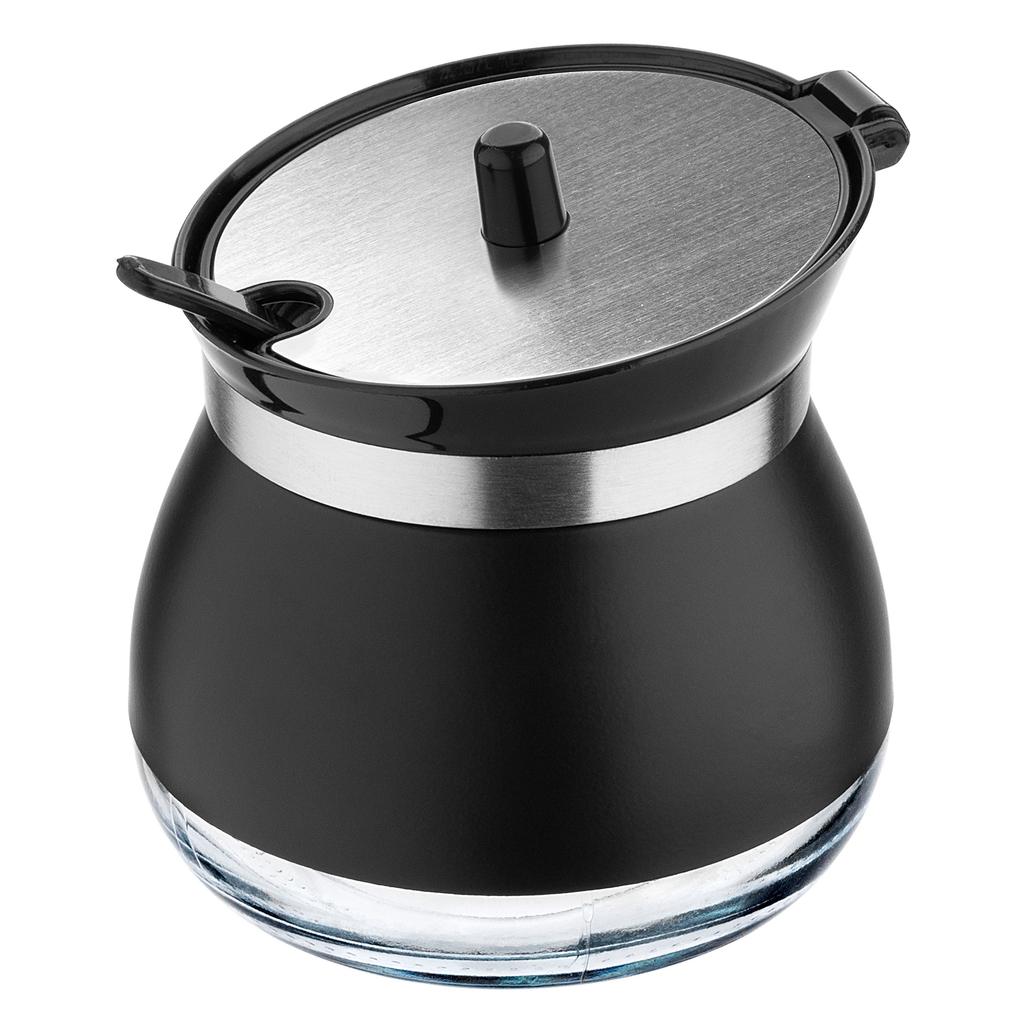 KADAX Zuckerdose Zuckerdose Mit Löffel Glasbehälter Mit Deckel