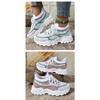Ladies' Casual Sports Shoes, Oversized Lightweight Soft Soled Sports and Leisure Shoes, Comfortable Non Slip Walking Shoes, Lace Up Running Shoes