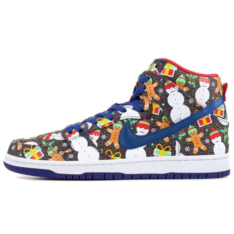 New Nike SB Dunk High Concepts Ugly Christmas Sweater 2017 881758-446